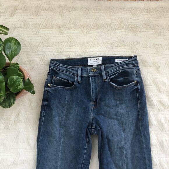 Frame Le Nouveau Straight Split Hem Jeans - Picture 4 of 7